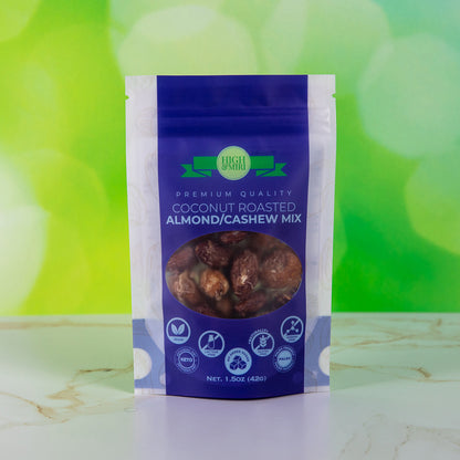 High&Miri Coconut Roasted Almond/Cashew Mix 1.5 oz pouch